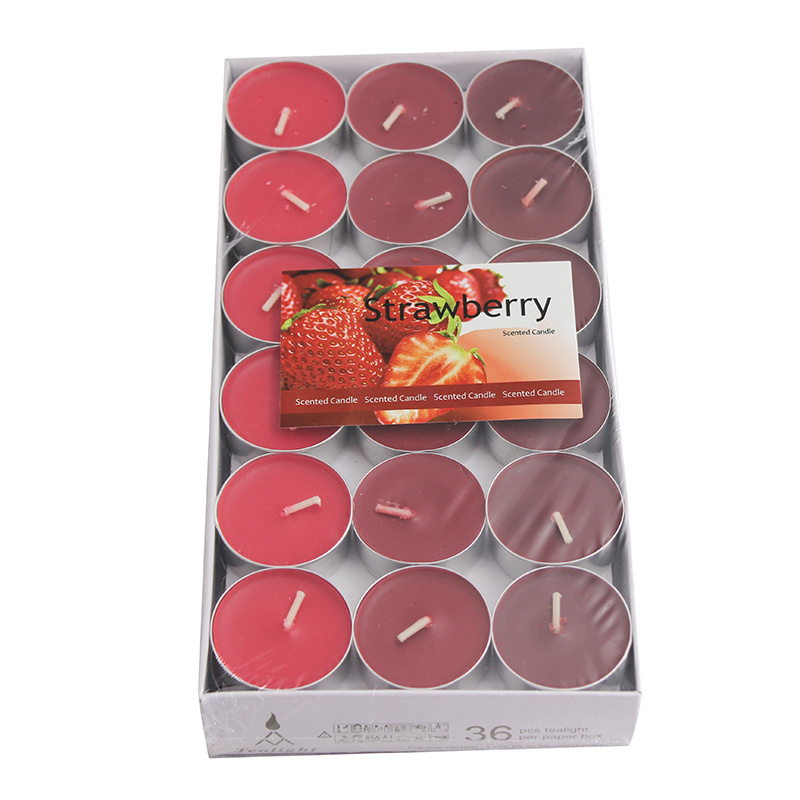 Wholesale Color Tea Light Candles Superior Quality Unscented Non-toxic - 4 Hours Burn Tealight