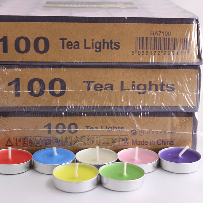 6g Best Price Custom Available Fashionable More Popular Small Paraffin Wax 2 Hours Tea Lights For Date Party Home Use