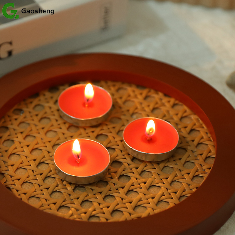 Factory Direct Selling Paraffin Wax 2 Hours burning Unscented Tea Lights White Tealight Candles For Birthday Gift