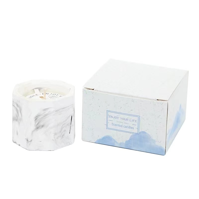 2023 New Design Free Sample Spiritual Beautiful Fashionable Gypsum Scented Candle for Home Hotel Office Use