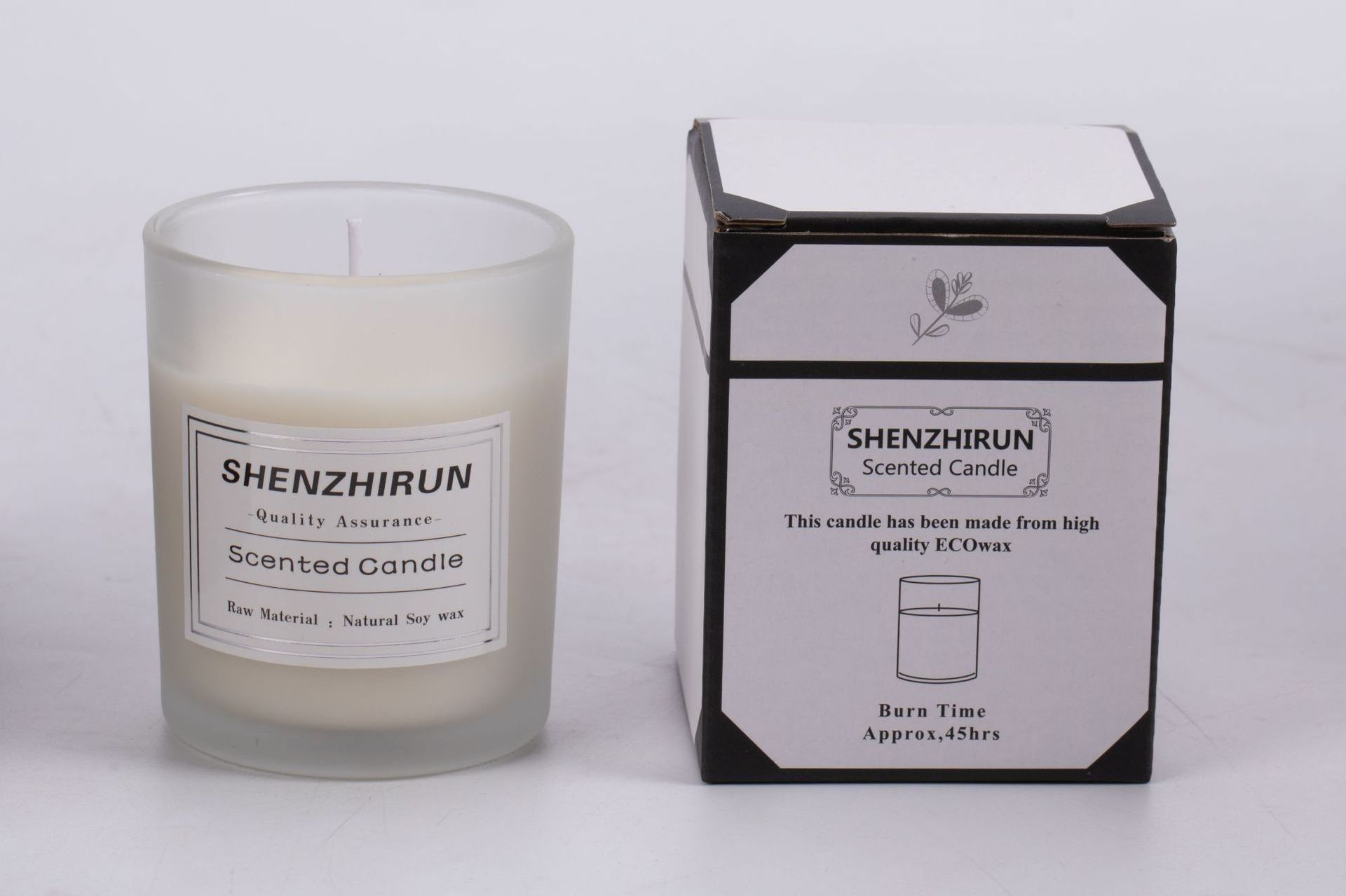 Popular Luxury Design Glass Aroma Soy Wax Scented Candles With Custom Package And Aroma For Home Restaurant Festival Decoration