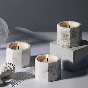 2023 New Design Free Sample Spiritual Beautiful Fashionable Gypsum Scented Candle for Home Hotel Office Use