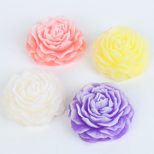 Free Sample Good-looking Various Colors Fashionable Flower-shaped Scented Candle Flower for Home Hotel Office Use