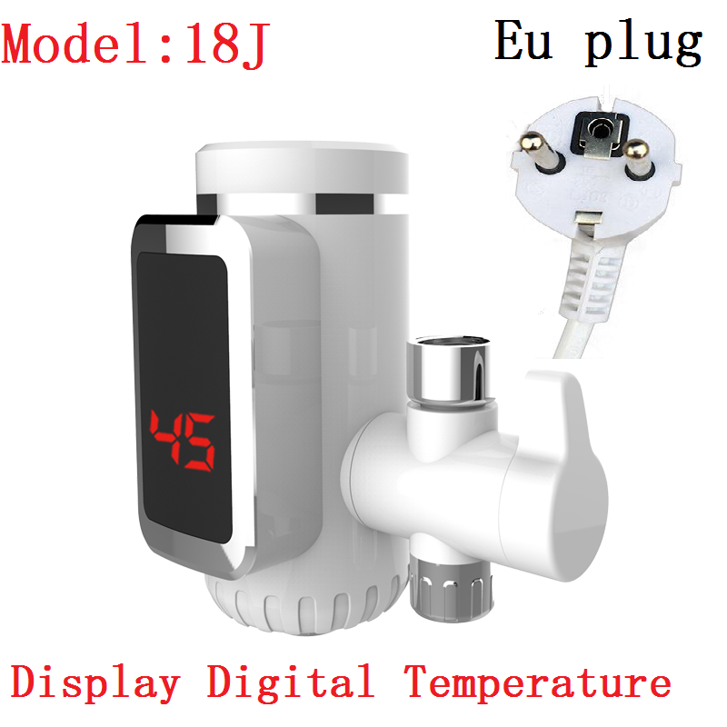 KF18JS 3300w 220V hot selling instant electric hot heating water faucet with shower electric water heater faucet