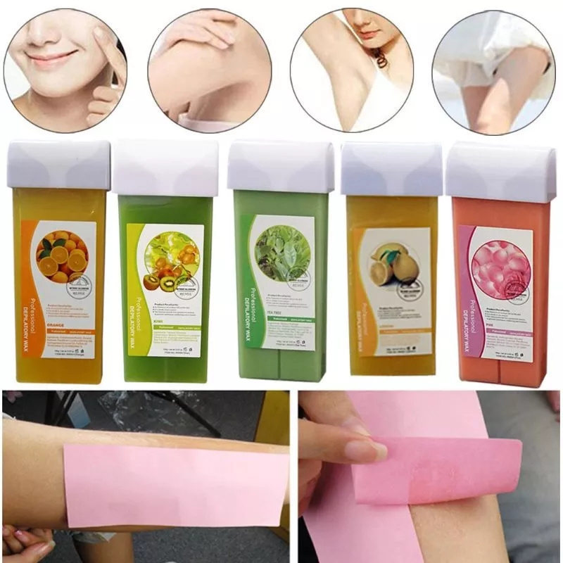 100g Professional Hair Removal Refillable Depilatory Wax Roller Cartridge for Hair Removal