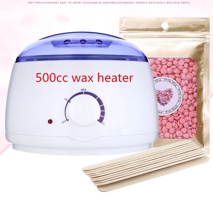 Electric Hair Removal Paraffin Wax Heater Melting Pot Machine 500ml Waxing Warmer Household Beauty SPA Hot Depilatory Remover