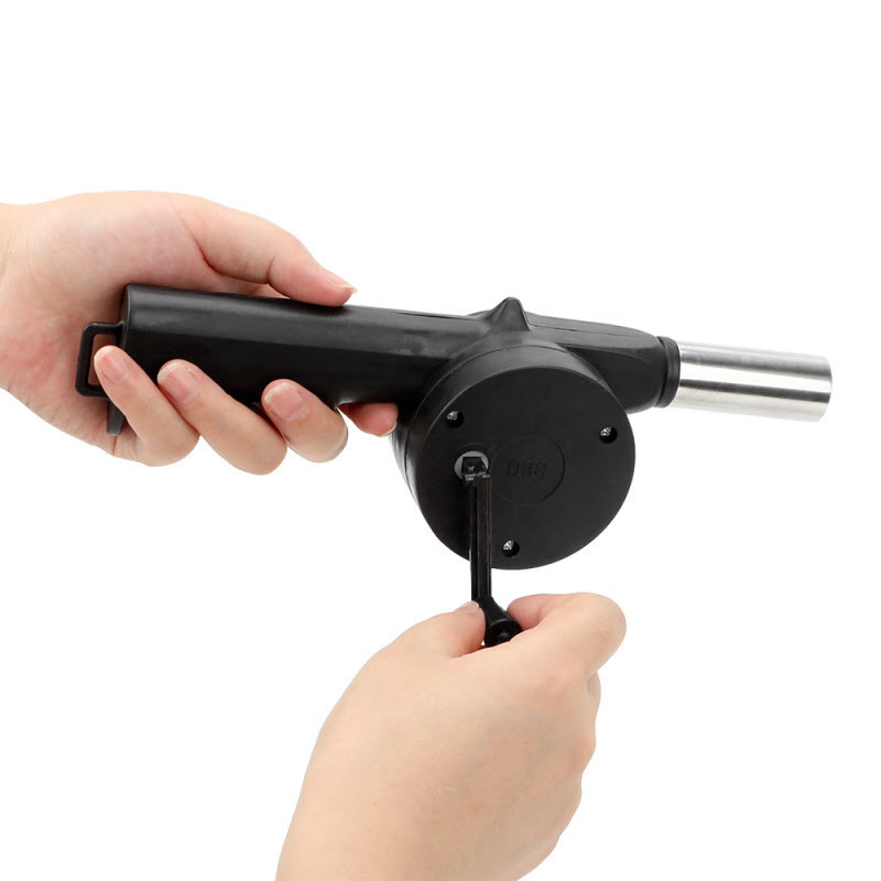 Hand BBQ Fan Outdoor Air Blower For Barbecue Picnic Manual Grill BBQ Fan