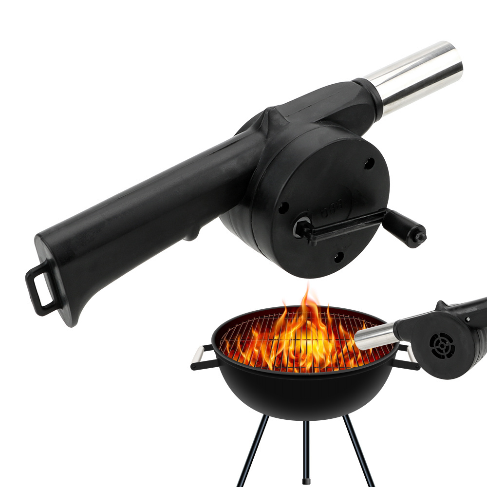 Hand BBQ Fan Outdoor Air Blower For Barbecue Picnic Manual Grill BBQ Fan