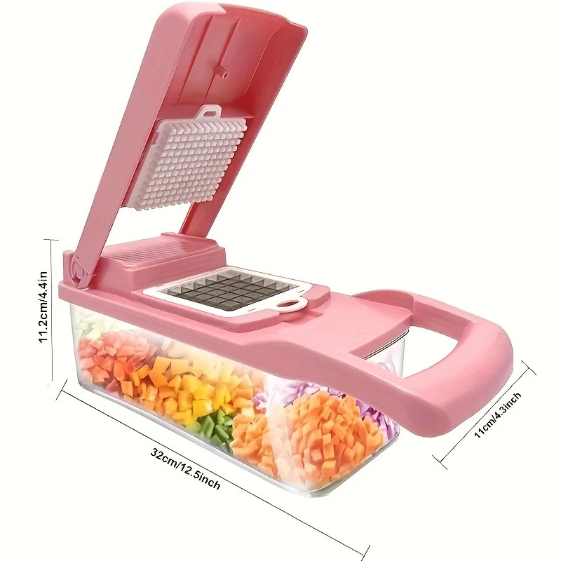 Vegetable Chopper Food Processors Manual Slicer Fruit Cutter Carrot Cheese Grater Onion Chopper