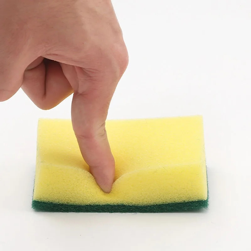 Two-sided Dish Pan Pot Washing Scrub Sponge Magic Cleaning Sponge