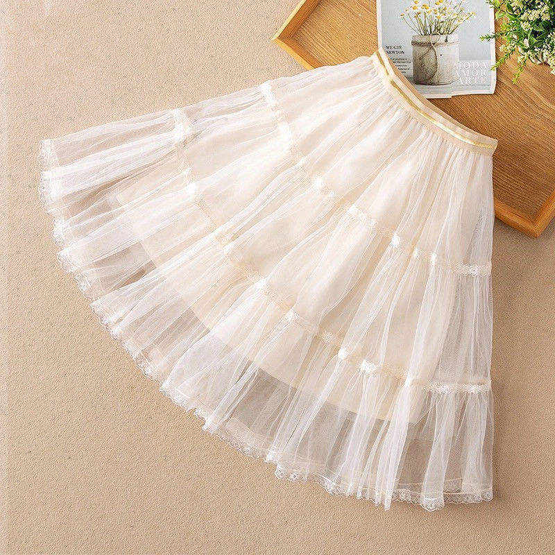 Wholesale Mother And Daughter Clothes Dance Party Summer Tutu Dress Tulle School Girl Long Skirt For Performance