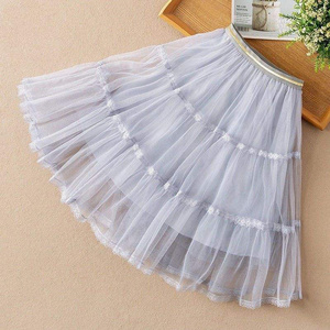 Wholesale Mother And Daughter Clothes Dance Party Summer Tutu Dress Tulle School Girl Long Skirt For Performance