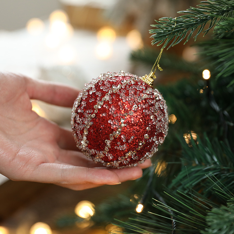 Adornos Gifts Christmas Decoration 8cm Shatterproof Christmas Ball White Ailbaba China Para Navidad Glitter Christmas