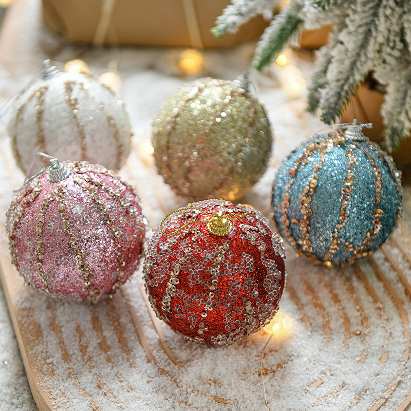 Adornos Gifts Christmas Decoration 8cm Shatterproof Christmas Ball White Ailbaba China Para Navidad Glitter Christmas