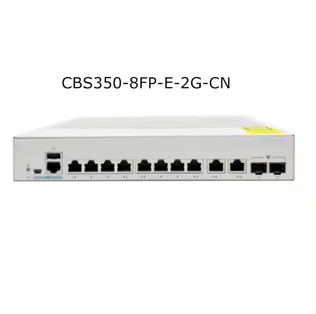 Original New CBS350-8FP-E-2G-CN is an 8-port 1000Mbps Gigabit POE powered switch