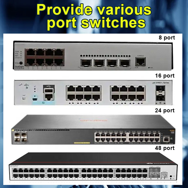 Original new Enterprise Network switch c9200l-24p-4g-e 24 port poe switch