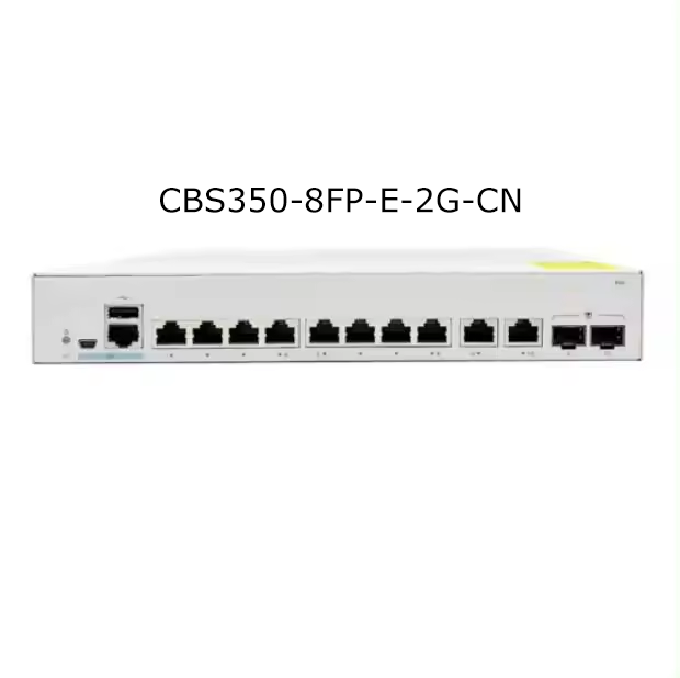 Original New CBS350-8FP-E-2G-CN is an 8-port 1000Mbps Gigabit POE powered switch