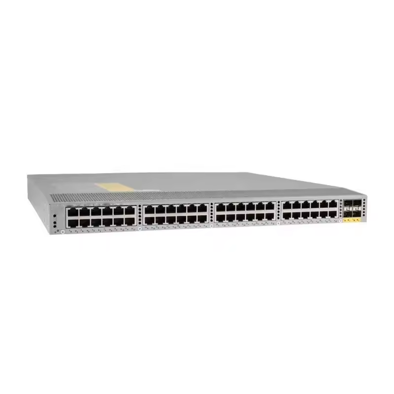 New original  10 Gigabit Ethernet switch, data center switch N2K-C2248TP-E Supports 100/1000Mbps/10,000Mbps transmission modes.