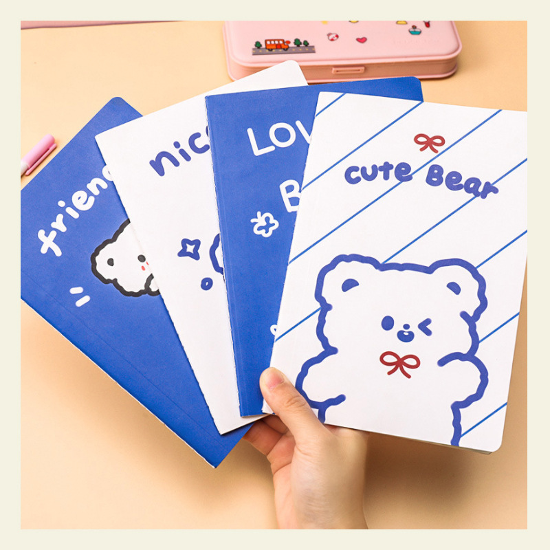 GL OEM A5 Bloc Notes Ours Dessin Anime Cute Little Fresh Students Notebook