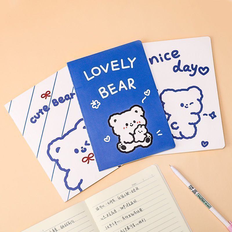 GL OEM A5 Bloc Notes Ours Dessin Anime Cute Little Fresh Students Notebook