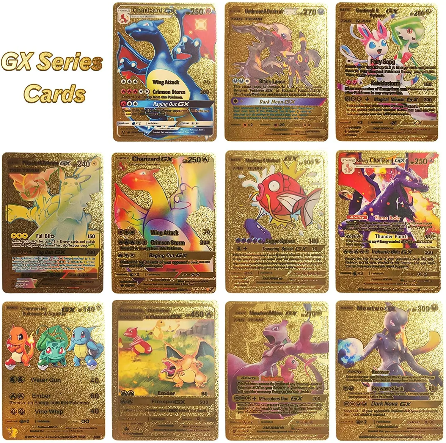 Wholesale Venusaur 55 Cards/Box English Pvc Vmax Gx Ex Gold Poke Mon Trading Cardsds