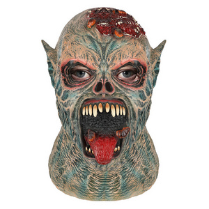 Halloween mask horror zombie latex headgear scary spoof mask party Masquerade props decoration