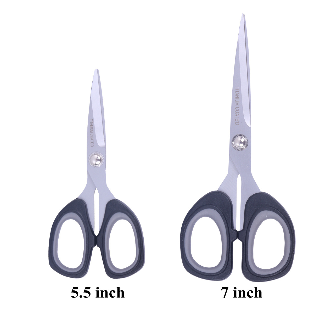 Wholesale 5.5/7/8/9 inch Titanium Coated Stainless Steel Household Sewing Fabric Cutting Tailor Scissors Shears