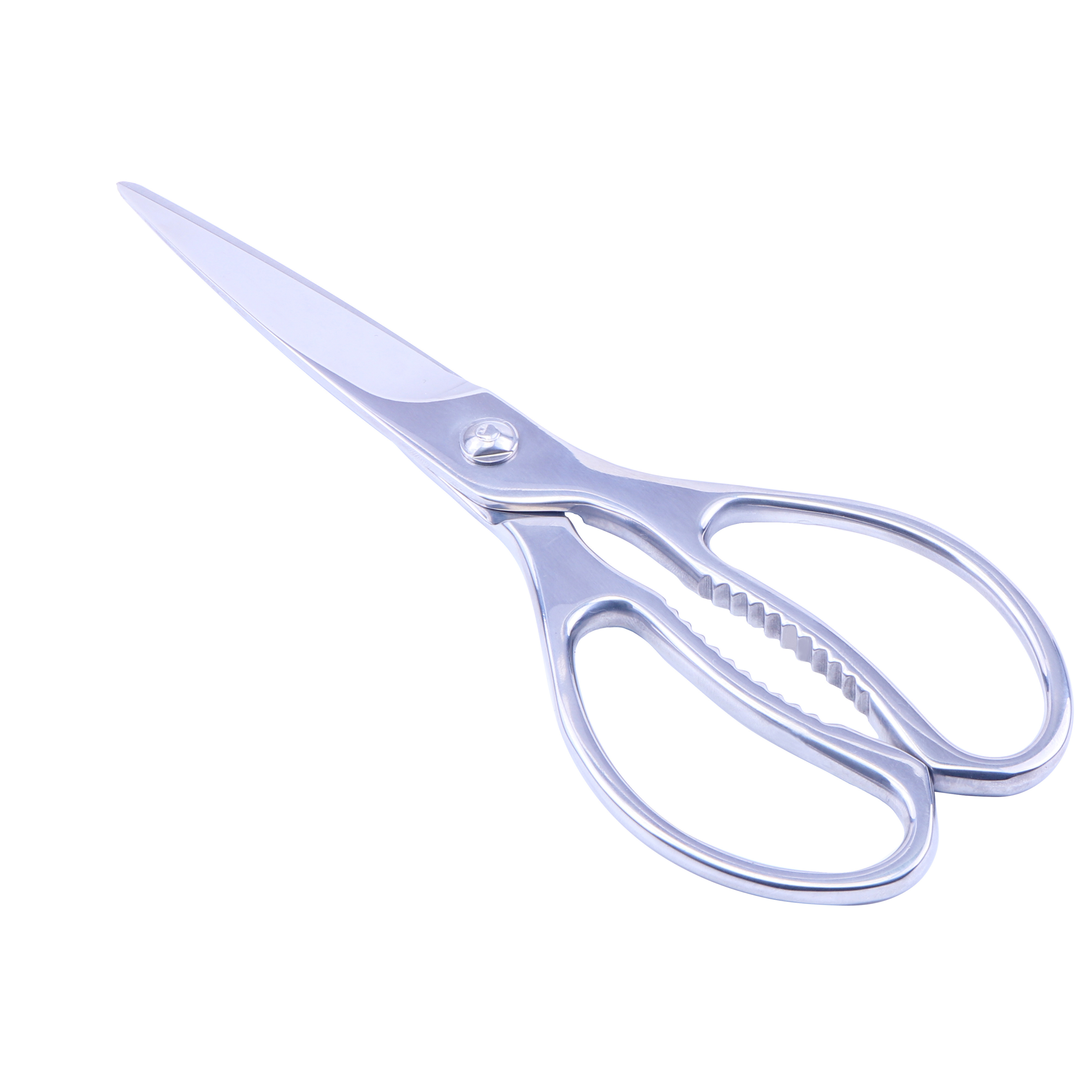 Newest 8 Inch Heavy Duty All Metal Sliver Household Food Meat Cutting Shears Detachable Kitchen Scissors