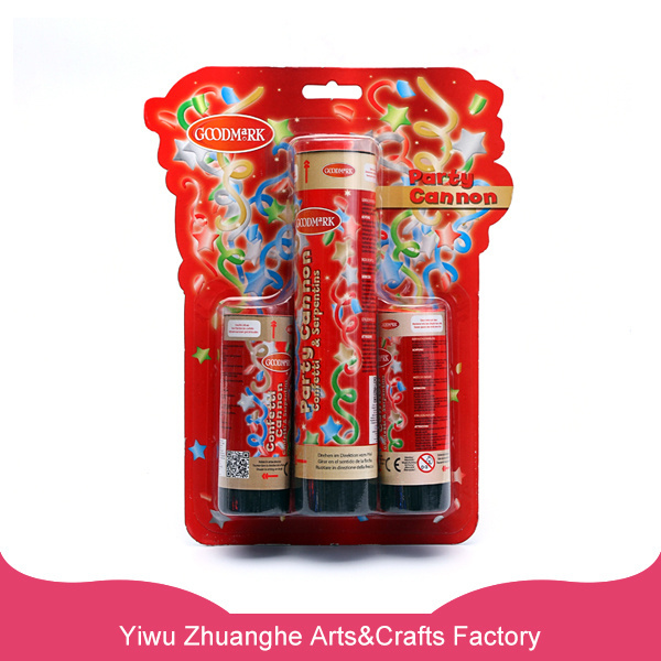 4' 8'  Spring party popper confetti shooter set with custom design