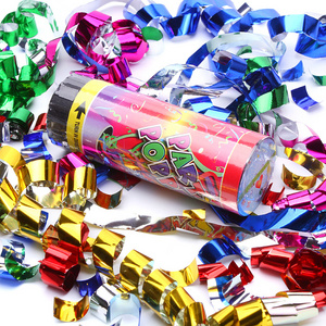 4' 8'  Spring party popper confetti shooter set with custom design