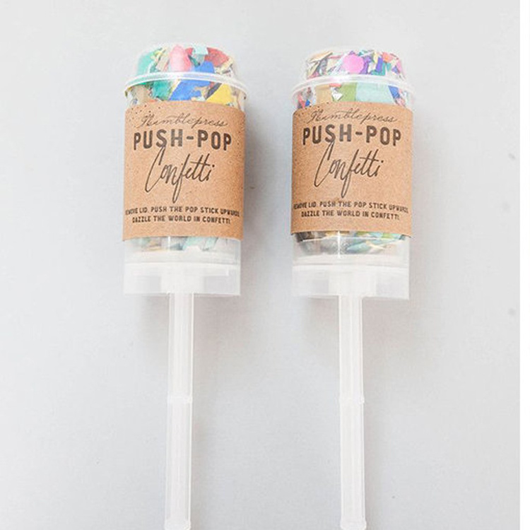 2022 hot party popper push up Pop Confetti