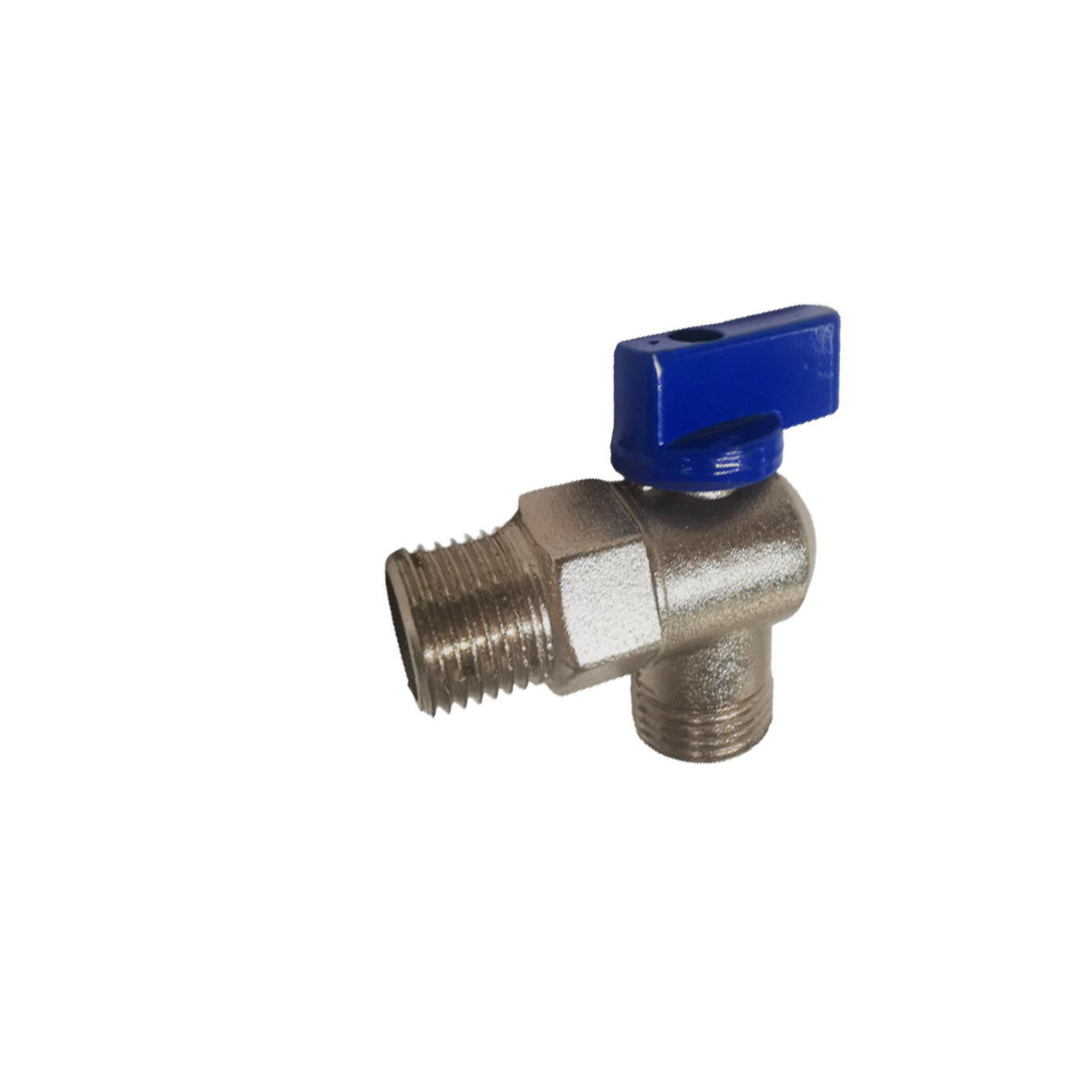 Good quality competitive price 90 degree zinc ball valve with zinc handle 1/2*3/4 angle valve