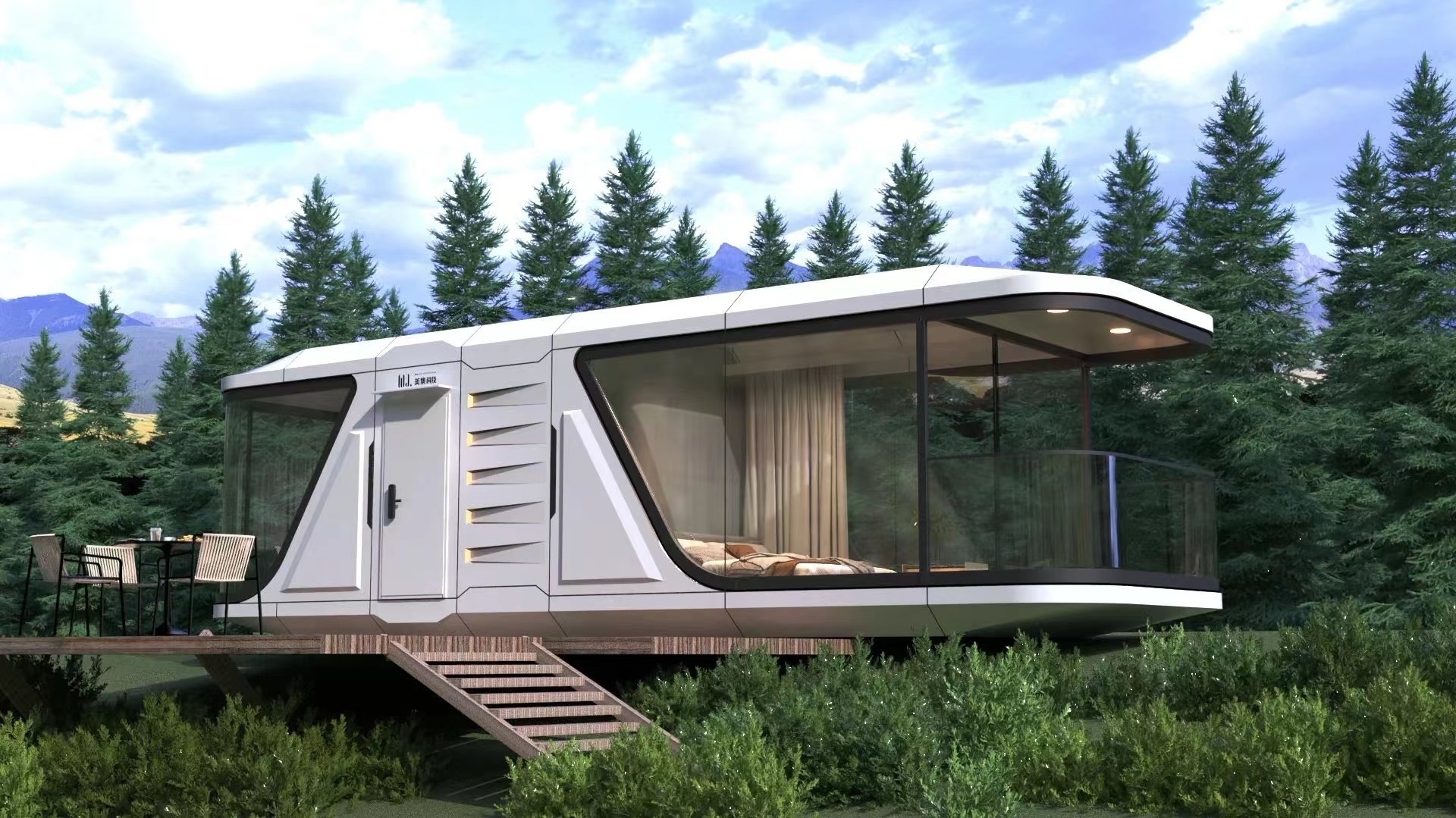 Capsule Mobile Houses Space Capsule Hotel Home Cabin House Luxury Tiny Prefab Container Houses