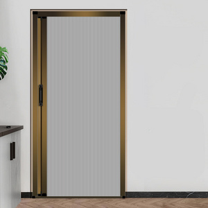 Honeycomb curtain sliding door Soundproof Interior Sliding Doors Flat door