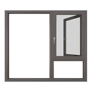 Aluminum alloy doors and windows Bridge cutoff aluminum french window casement window