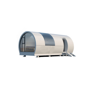 Outdoor Modern Popular Prefab House Mobile living tiny House Office Pod Apple Cabin capsule house