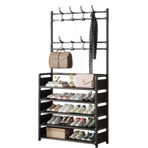 Simple Shoe And Hat Integrated Stand Indoor Multi-layer Dust And Space Saving Simple Shoe Rack At The Entrance For Household Use