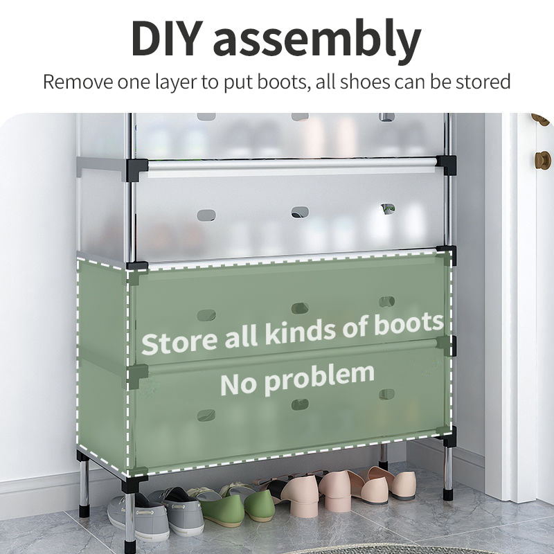 Dust Proof Shoe Rack Multilayer Household Shoes Storage Rack Organizer Home Cabinet Shoe Rack Cabinet