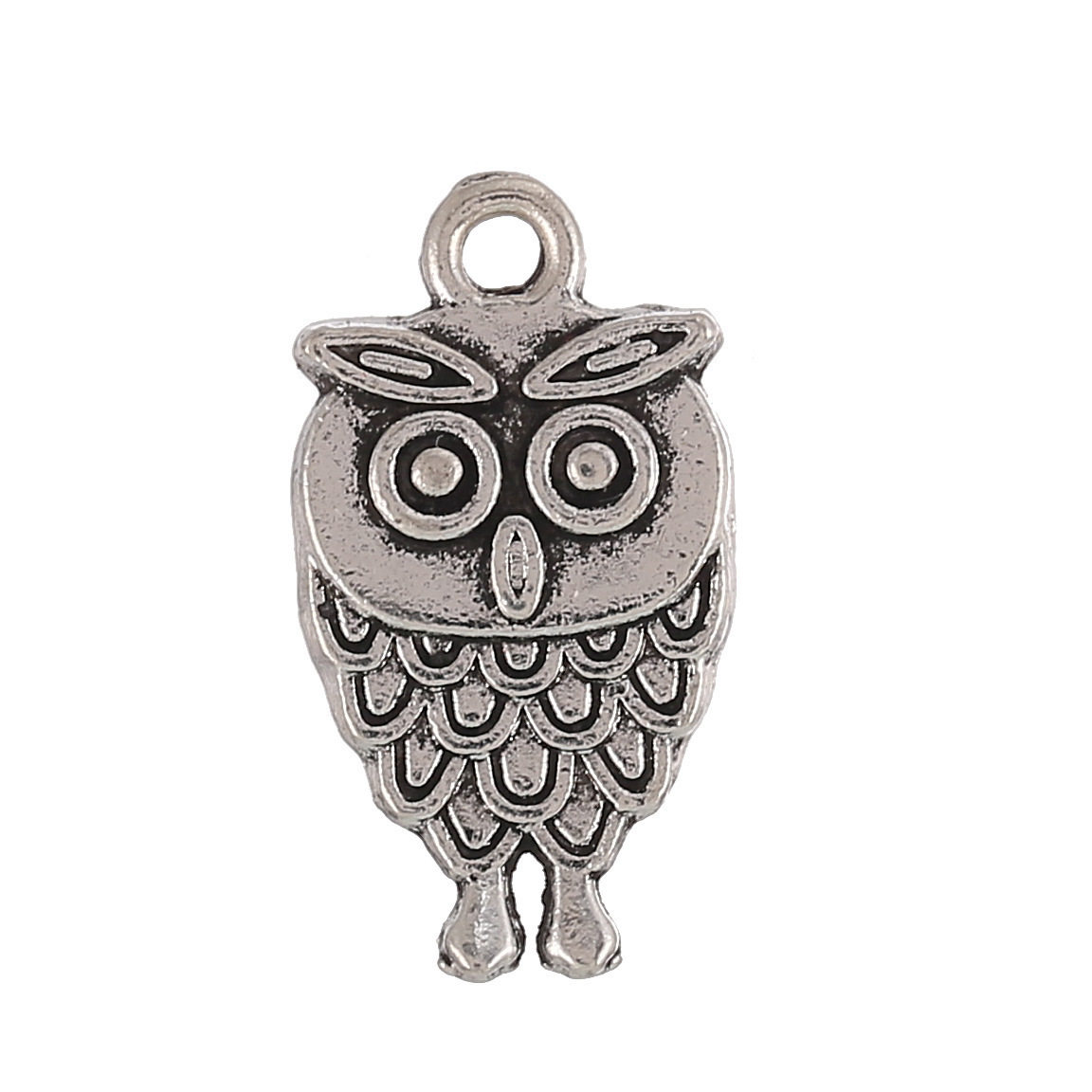 Cute owl alloy charms pendant DIY necklace bracelet jewelry accessories wholesale