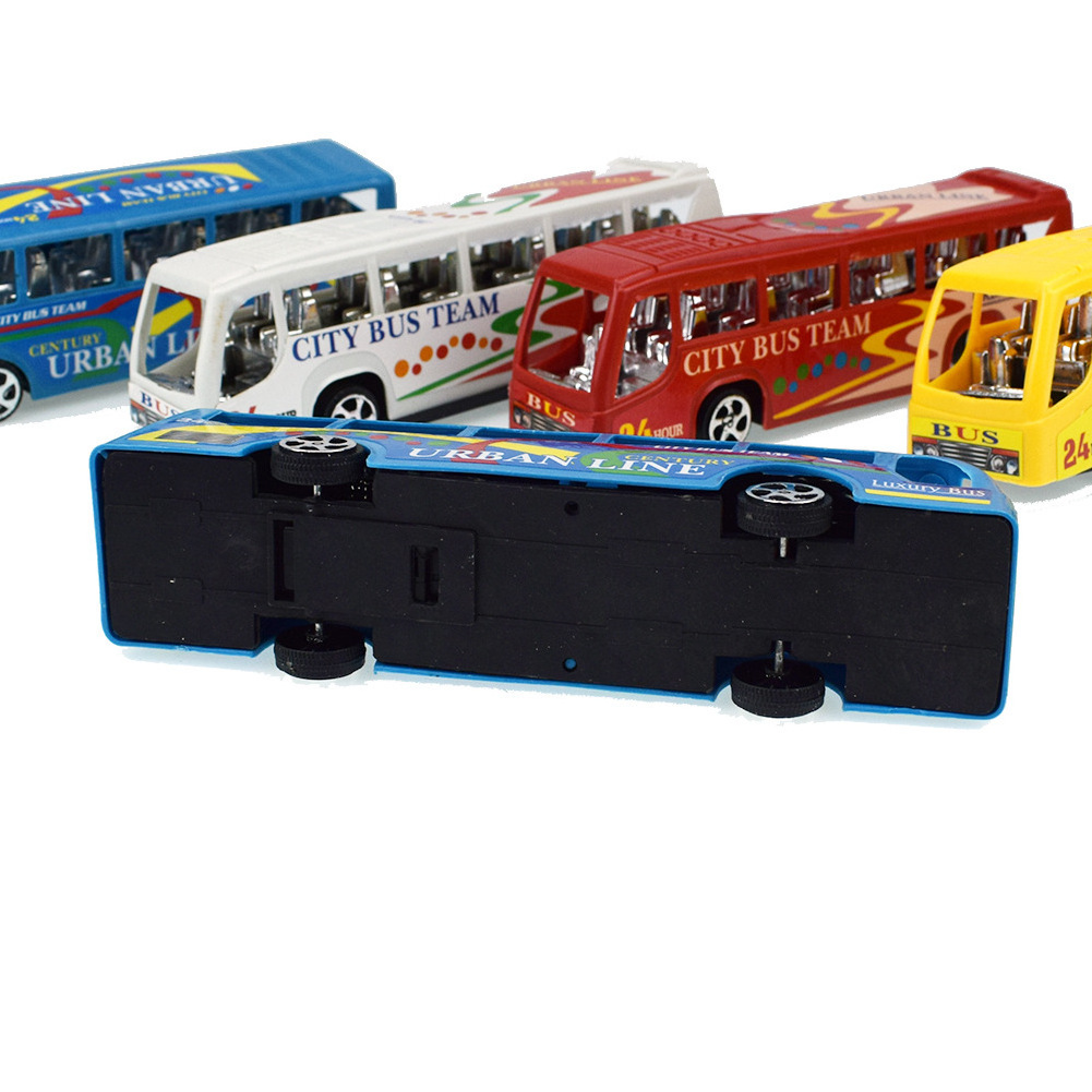 2023 Hot Selling Taxiing Small Bus Die Cast Cars Toy Car Sets Alloy Diecast Model Cars As Gifts For Kids