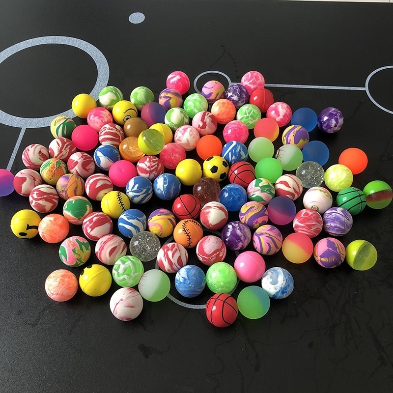 Manufacturer Cheap Custom 27 32 35 38 45 49mm Rubber Bouncy Balls Promotional Jumping High Bouncing Ball For Rubber Toy Balls