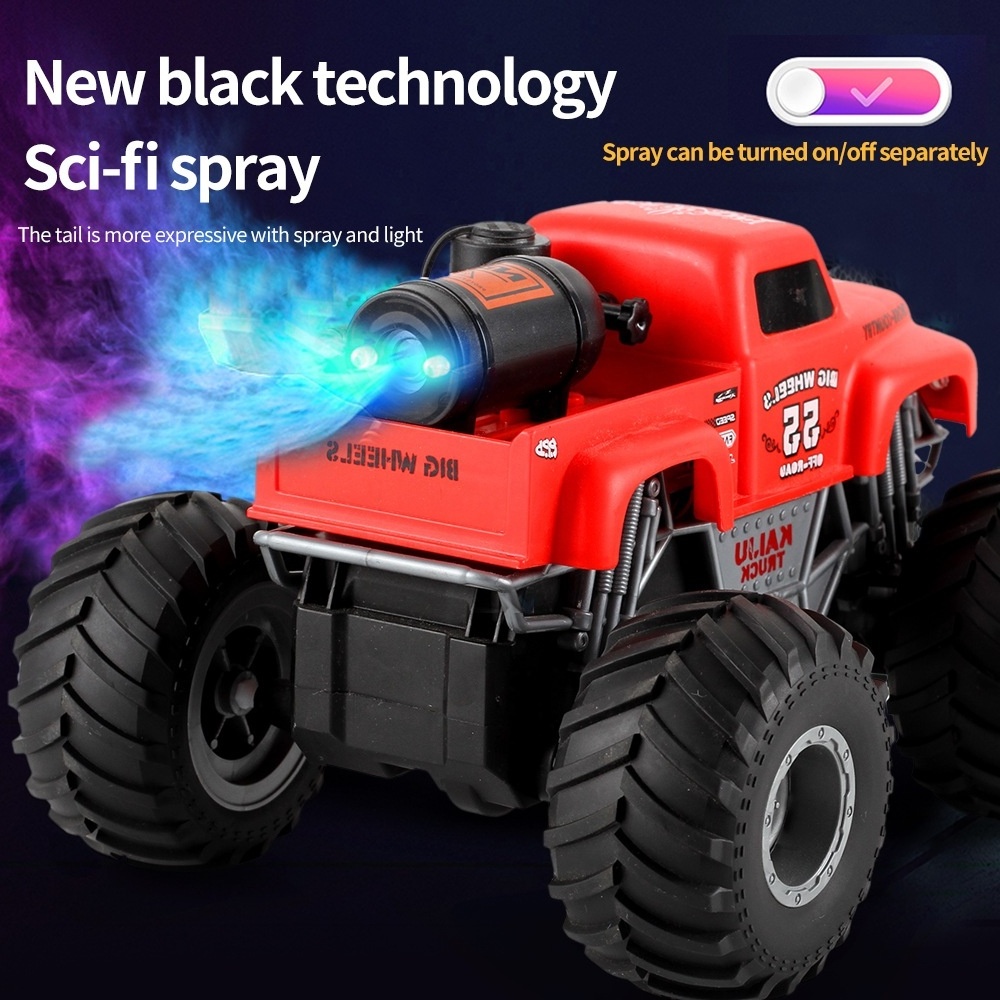 2023 Hot Remote Control Car off-road vehicle spray remote control car play pickup truck school bus climbing car mountain bike