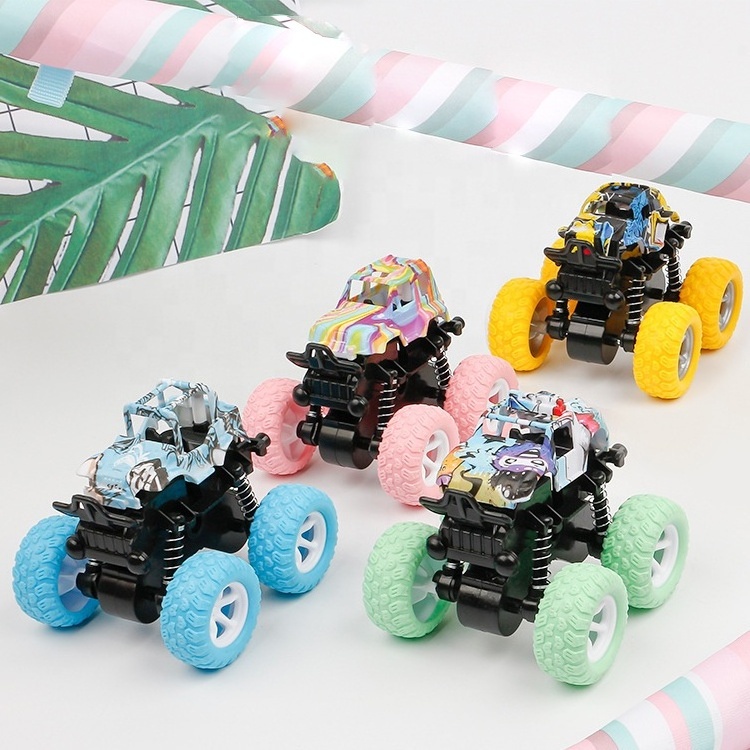 2023 Children's Simulation Crash Resistant Off-road Vehicle Inertia Car Boy Toy Big Wheel 4WD Vehicle Hot Sale