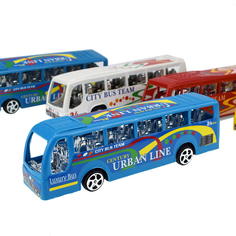 2023 Hot Selling Taxiing Small Bus Die Cast Cars Toy Car Sets Alloy Diecast Model Cars As Gifts For Kids