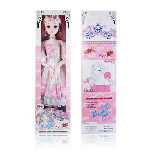 OEM 60cm doll gift box, Luoli doll packaging box, doll color box factory direct sales