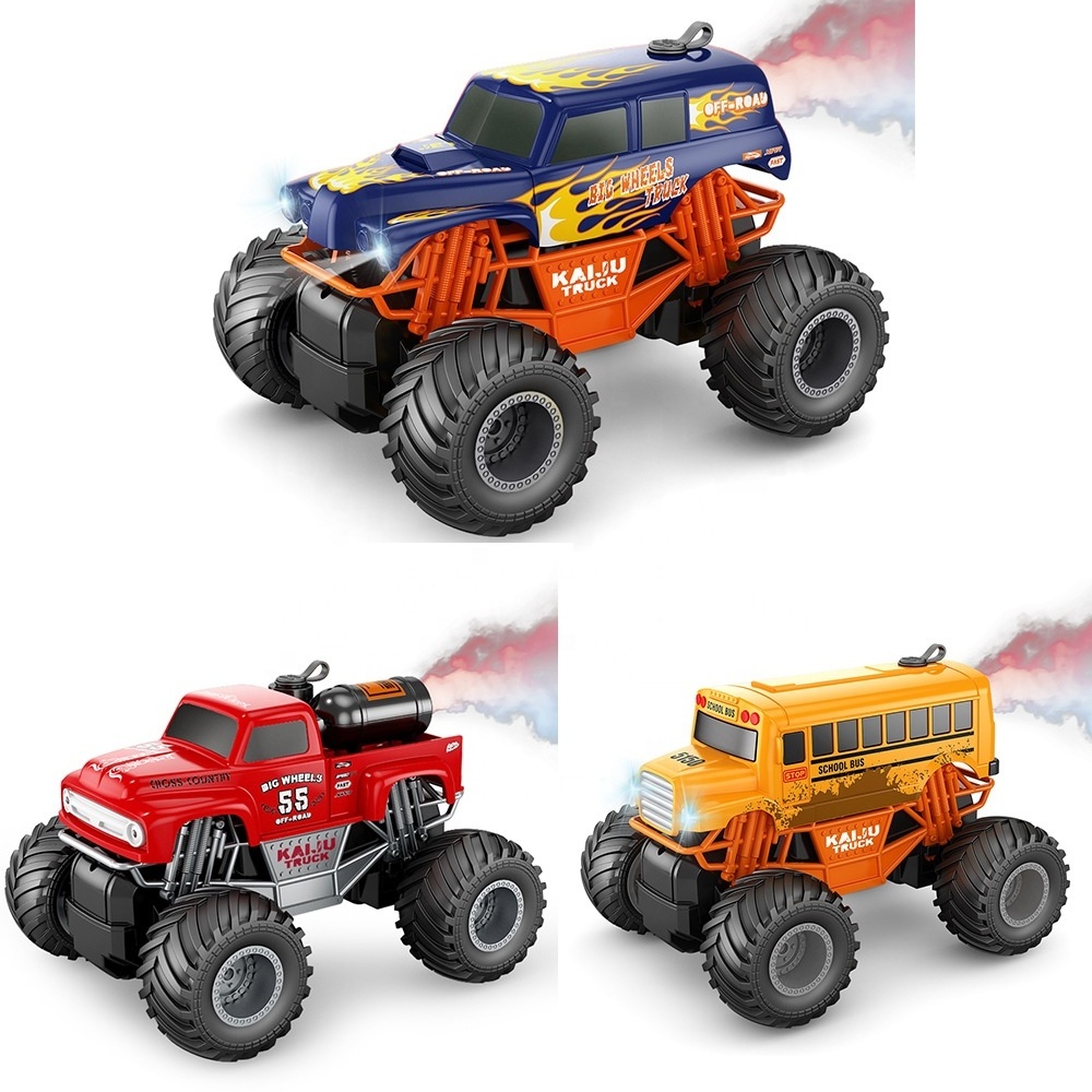 2023 Hot Remote Control Car off-road vehicle spray remote control car play pickup truck school bus climbing car mountain bike