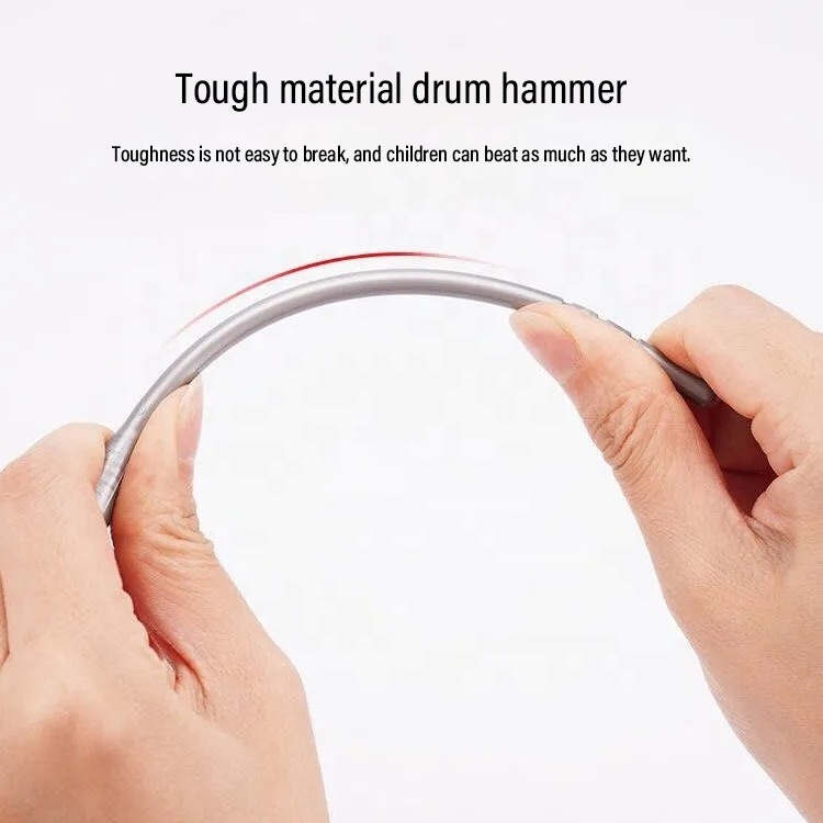 2023 Hot selling educational music rock jazz electroplate drum toy for kids Musical Instrument Toy