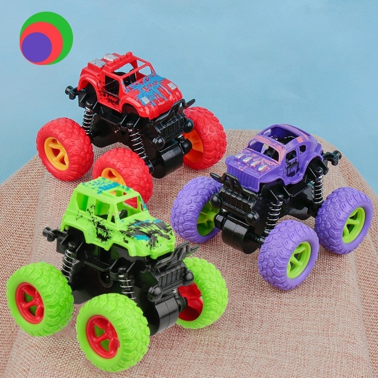 2023 Children's Simulation Crash Resistant Off-road Vehicle Inertia Car Boy Toy Big Wheel 4WD Vehicle Hot Sale