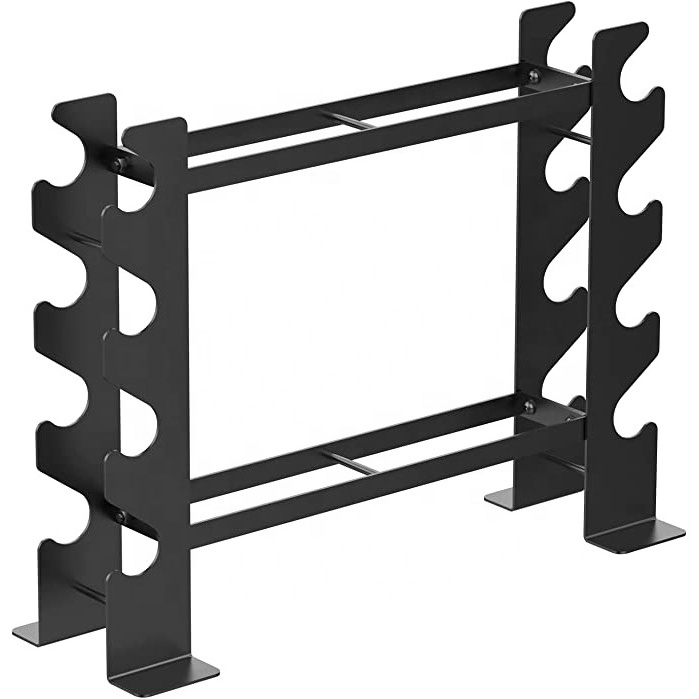 Hot Selling Compact Dumbbell Rack Free Weight Holder Stand For Home Gym Equipment 20.50 x 8.50 x 27.00 inches