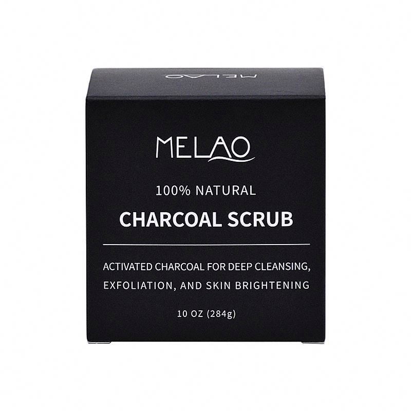 New /Private Label Deep Cleansing Exfoliating Activated Charcoal Scrub For Body And Face 284g